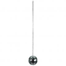 Pendentif boule à facettes argentée (Argenté)