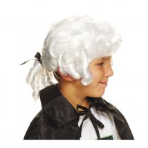 Perruque blanche de donjuan pour enfant