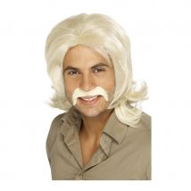 perruque blonde homme années 70 (blond)