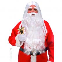 Perruque, barbe, moustaches, sourcils père noel