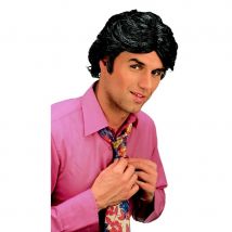 Perruque courte grisonnante pour homme