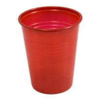 Paquet de 50 gobelets plastique rouges (ROUGE)