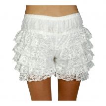 Panty dentelle blanche (M)