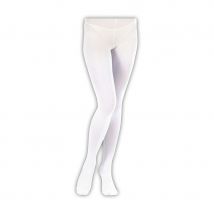 Paire de collants blanc opaque pour femme (Taille unique)