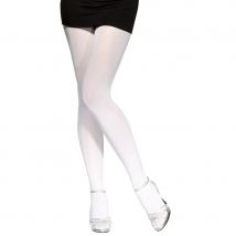 Paire de collants blancs opaques pour femme (Taille unique)