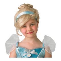 Perruque de cendrillon pour enfant (Taille enfant)