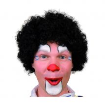 Perruque de clown noire