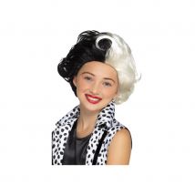 Perruque de Cruella pour enfant