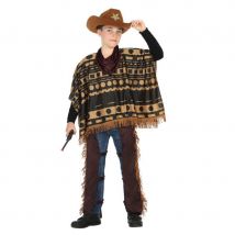 Poncho de cowboy du Far west pour enfant (3/4 ans)