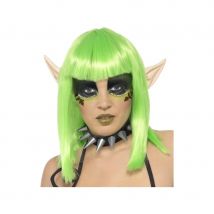 Perruque d'elfe et oreilles pointues