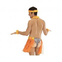 Paire de fausses fesses avec slip léopard (Taille unique)
