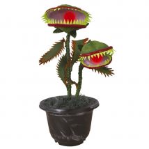Pot de fausses plantes carnivores animées