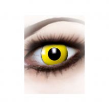 Paire de lentilles yeux jaunes