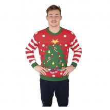 Pull de Noël sapin lumineux et sonore (S/M)