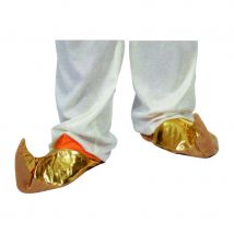 Paire de surchaussures orientales dorées (37-38)