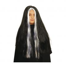 Perruque de sorcière avec mèches phosphorescentes