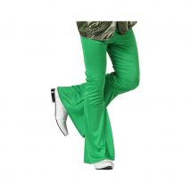 Pantalon disco vert pattes d'eph pour homme (M/L)