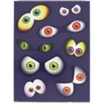 Paires d'yeux autocollants pour fenêtres