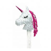 Pinata en forme de tête de licorne