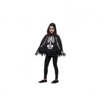 Poncho et gants squelette pour enfant (Taille unique)