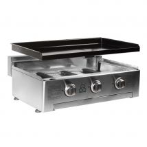 Plancha gaz 3 bruleurs