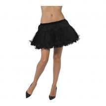 petit jupon noir (Taille unique)