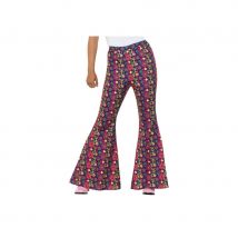 Pantalon motifs psychédéliques pour femme, 60's (S)