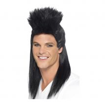perruque mullet rockeur