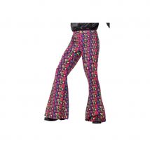 Pantalon psychédélique années 60, pour homme (M)