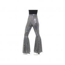 Pantalon patte d'eph motifs disco pour femme (S/M)