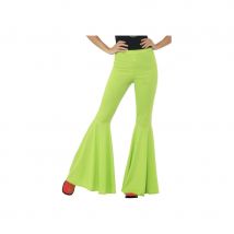 Pantalon patte d'eph vert pour femme (M/L)