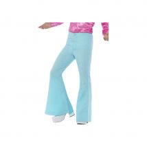 Pantalon pattes d'eph bleu pour homme (M)