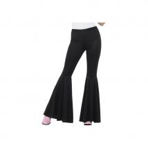Pantalon pattes d'eph noir pour femme (S/M)