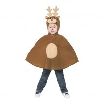 Poncho renne (4/6 ans)