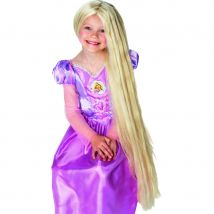 Perruque raiponce avec meches phosphorescentes (Blonde)