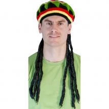 Perruque rasta avec bonnet