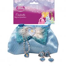 Petit sac à main, boucles et collier Cendrillon