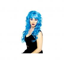 Perruque sirene bleue