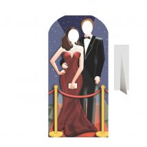 Passe-têtes couple en tenue de soirée