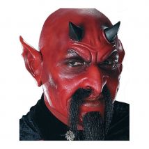 Prothèse visage de diable, en mousse