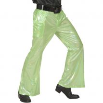 Pantalon vert holographique pour homme (M/L)