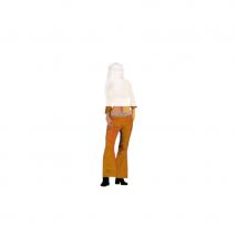 Pantalon velours orange (Orange)
