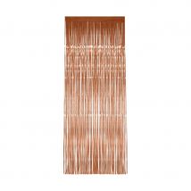 Rideau à lamelles rose doré, 91x244 cm