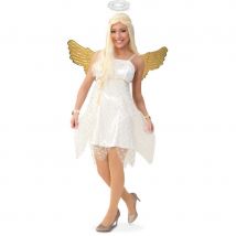 Robe d'ange blanche étoilée (M (40))