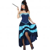 Robe de cabaret bleue style années 20 (M/L)