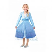 Robe de Elsa, La reine des neiges 2 avec cape (5/6 ans)