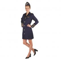 Robe d'hôtesse de l'air pour adulte (S/M)