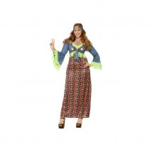 Robe de hippie grande taille (L)