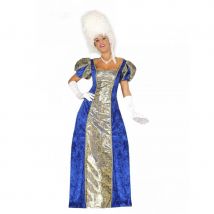 Robe d'impératrice bleue pour femme (M)