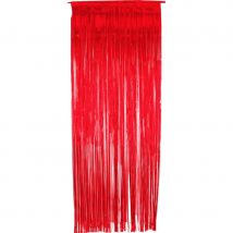 Rideau de lamelles rouge